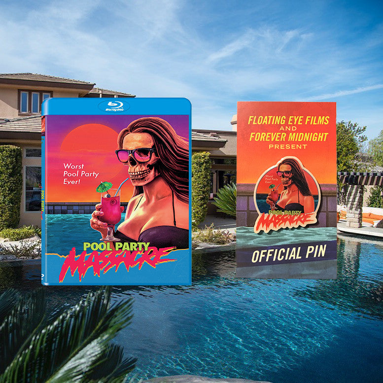 Pool Party Massacre Blu-ray/Official Pin Bundle